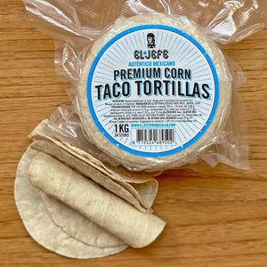 Premium Corn Taco Tortillas - 1kg (34 tacos)